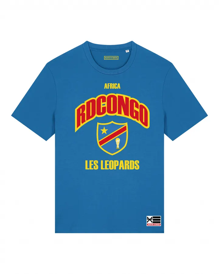 T-shirt TEAM 243 Léopards RDC — Match Kwata streetwear congolais